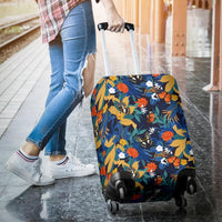 Tropical Buttterfly And Flower Luggage Cover - Polynesian Pride
