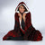 Yap Polynesian Chief Hooded Blanket - Red Version - Polynesian Pride