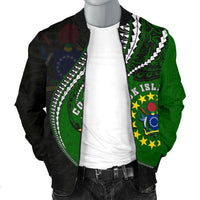 Cook Islands Men'S Bomber Jacket Kanaloa Tatau Gen Ck - Polynesian Pride