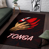 Tonga Area Rug - Tonga In Me (Red) - Polynesian Pride