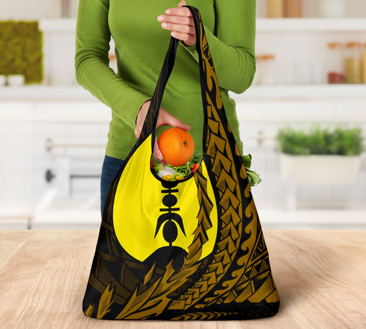 New Caledonia Grocery Bag 3 - Pack - Wings Style - Polynesian Pride