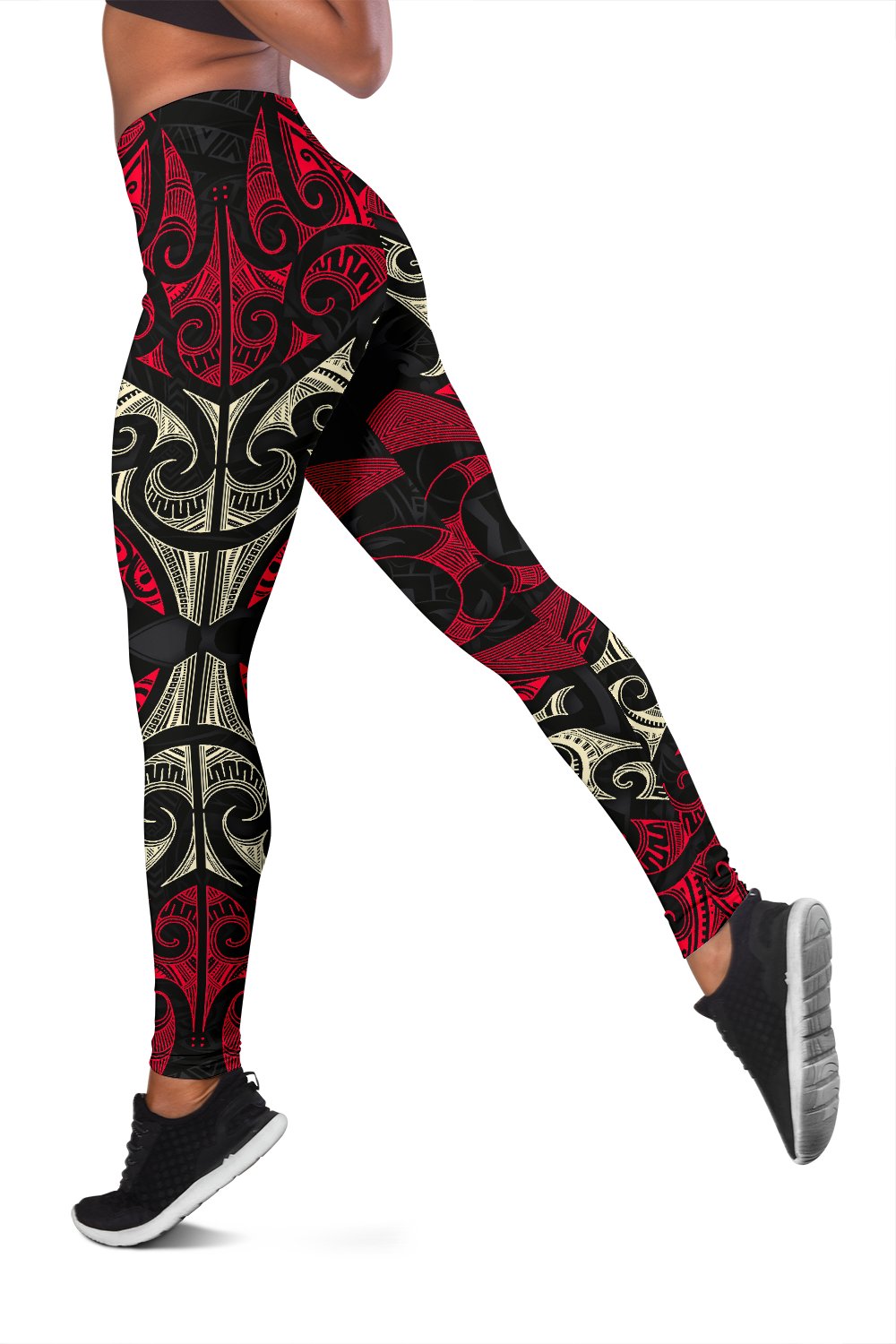 Maori Women Leggings - Polynesian Patterns Style - Polynesian Pride