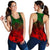 Polynesian Women's Racerback Tank - Red Hibiscus Patterns - Polynesian Pride