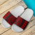 Hawaiian Polynesian Tribal Slide Sandals Red White - Polynesian Pride