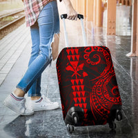 Kanaka Map Red Polynesian Luggage Covers - Polynesian Pride