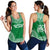 Norfolk Island Women's Racerback Tank - Polynesian Chief Flag Version - Polynesian Pride