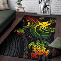Hawaii Area Rug - Reggae Turtle - Polynesian Pride