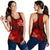 Tahiti Polynesian Women Racerback Tank - Red Plumeria RED - Polynesian Pride