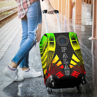 Palau Luggage Cover - Polynesian Tattoo Reggae - Polynesian Pride