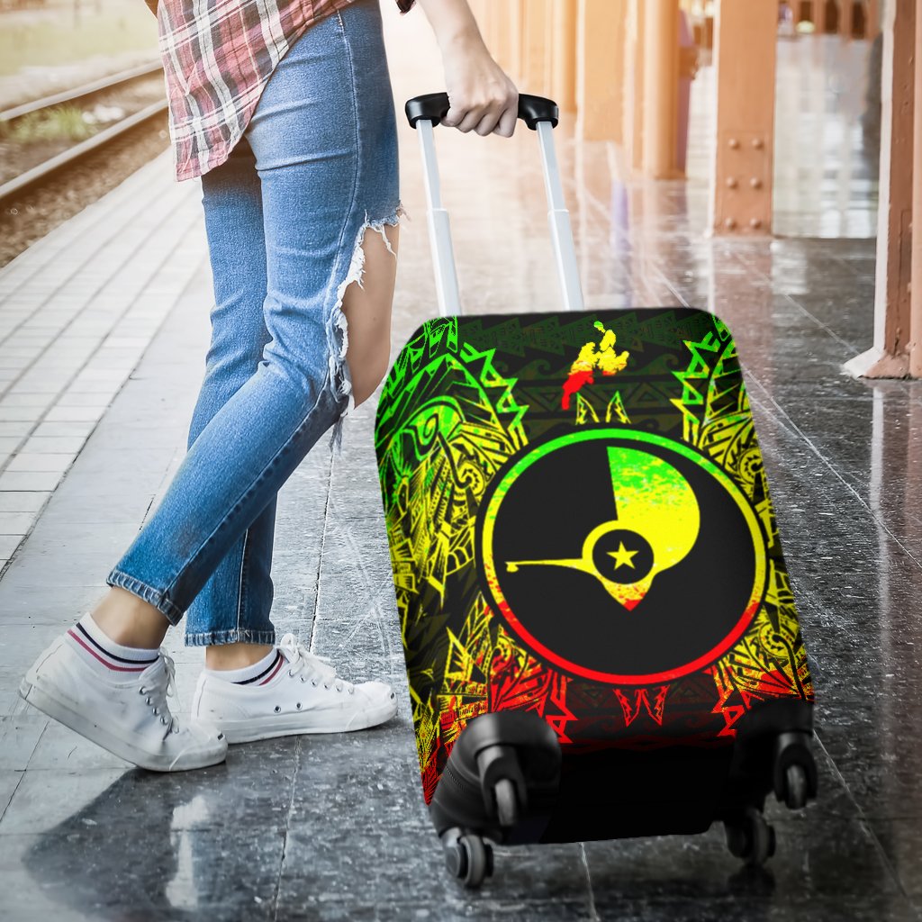Yap Polynesian Luggage Covers Map Reggae - Polynesian Pride