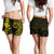 Kanaka Hawaii Map Yellow Polynesian Women's Shorts - Polynesian Pride