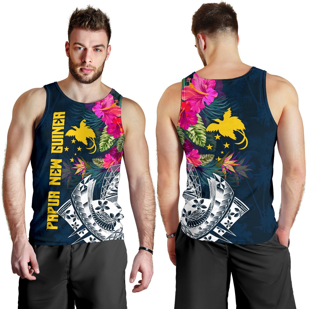Papua New Guinea Men's Tank Top - Summer Vibes - Polynesian Pride