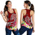 Tahiti Women's Racerback Tank - Turtle Plumeria (Red) - Polynesian Pride