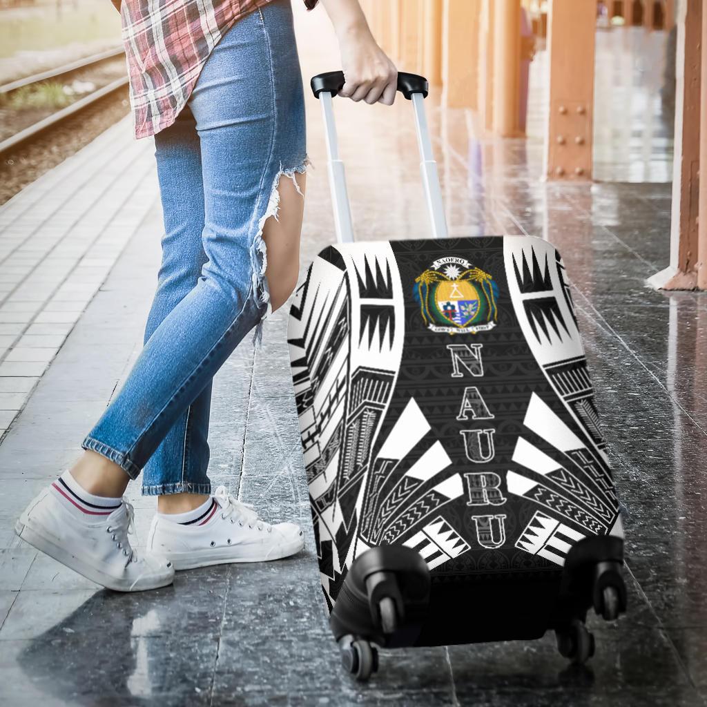 Nauru Luggage Cover - Polynesian Tattoo Black - Polynesian Pride