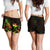 Wallis and Futuna Polynesian Women's Shorts - Turtle With Blooming Hibiscus Reggae - Polynesian Pride