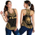 Federated States Of Micronesia Women's Racerback Tank - Polynesian Chief Gold Version - Polynesian Pride