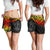 Vanuatu Polynesian Shorts (Women) - Reggae Turtle Women RED - Polynesian Pride