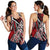 Tahiti Women's Racerback Tank - Tribal Flower Special Pattern Red Color - Polynesian Pride