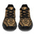 Polynesian Plumeria Mix Gold Black Chunky Sneakers - Polynesian Pride