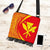 Hawaii Crossbody Boho Handbag Kanaka Polynesian - Circle Style Red And Yellow - Polynesian Pride