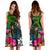 Palau Midi Dress - Turtle Plumeria Banana Leaf Crest - Polynesian Pride