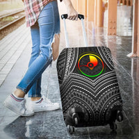 YAP Polynesian Luggage Covers - Yap Flag Reggae Color - Polynesian Pride