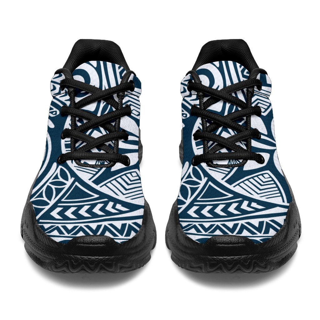 Polynesian hawaiian style tribal tattoo Chunky Sneakers - Polynesian Pride