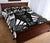 Federated States of Micronesia Quilt Bed Set - Federated States of Micronesia Seal Polynesian White Tattoo Style - Polynesian Pride