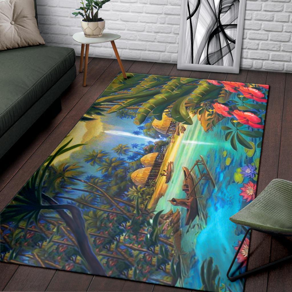 Vintage Village Area Rug AH - Polynesian Pride