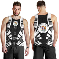Niue Men Tank Top - Polynesian Tattoo Black - Polynesian Pride