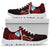 Guam Polynesian Custom Personalised Sneakers - Coat Of Arm With Hibiscus - Polynesian Pride