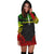 Tuvalu Women's Hoodie Dress - Polynesian Reggae Chief - Polynesian Pride