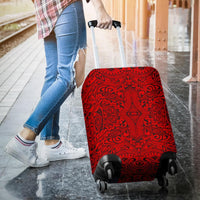 Polynesian Culture Red Luggage Covers - Polynesian Pride