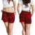 Polynesian Hawaiian Style Tribal Tattoo Red Women's Short - Polynesian Pride