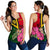 Vanuatu Women's Racerback Tank - Vanuatu Flag with Hibiscus - Polynesian Pride