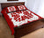 Hawaii Quilt Bed Set - Hawaiian Quilt Plumeria Medallion Red - AH - Polynesian Pride