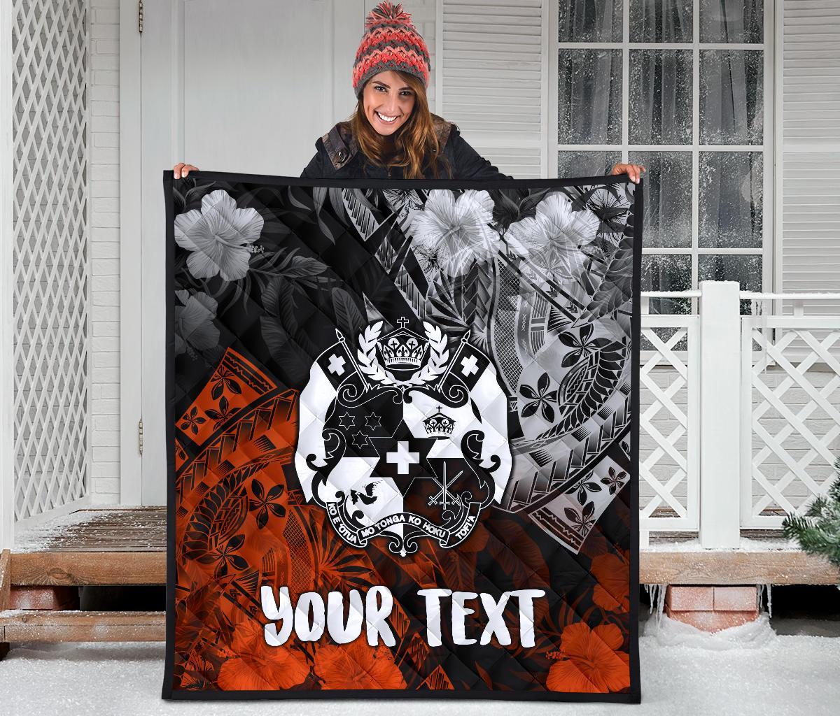 Tonga Polynesian Personalised Premium Quilt - Vintage Polynesian Style - Polynesian Pride