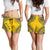 Niue Women's Shorts - Polynesian Chief Flag Version - Polynesian Pride