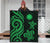 Nauru Premium Quilt - Green Tentacle Turtle - Polynesian Pride