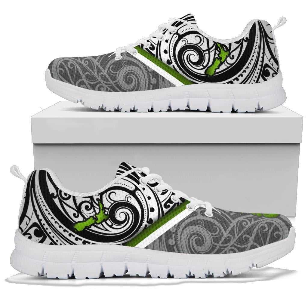 New Zealand Maori Rugby Sneakers Pride Version - Gray - Polynesian Pride