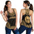 French Polynesia Women's Racerback Tank - Polynesian Chief Gold Version - Polynesian Pride