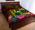 Tonga Polynesian Personalised Quilt Bed Set - Hibiscus and Banana Leaves - Polynesian Pride