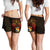 Tonga Polynesian Short (Women) - Red Manta Ray Women RED - Polynesian Pride