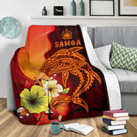 Samoa Premium Blanket - Tribal Tuna Fish - Polynesian Pride
