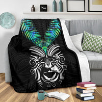 New Zealand Maori Moko Premium Blanket Paua Shell - Polynesian Pride