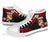 Mate Ma'a Tonga Rugby High Top Shoe Polynesian Unique Vibes - Red - Polynesian Pride