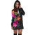 Polynesian Women's Hoodie Dress - Hibiscus Pattern - Polynesian Pride