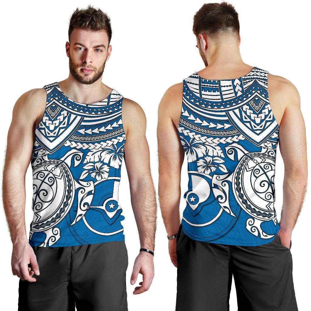 Yap Polynesian Tank Top (Men) - Polynesian Turtle - Polynesian Pride