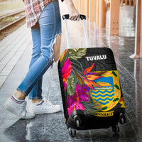 Tuvalu Luggage Covers - Hibiscus Polynesian Pattern - Polynesian Pride