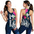 Hawaii Women's Racerback Tank - Polynesian Hibiscus with Summer Vibes - Polynesian Pride